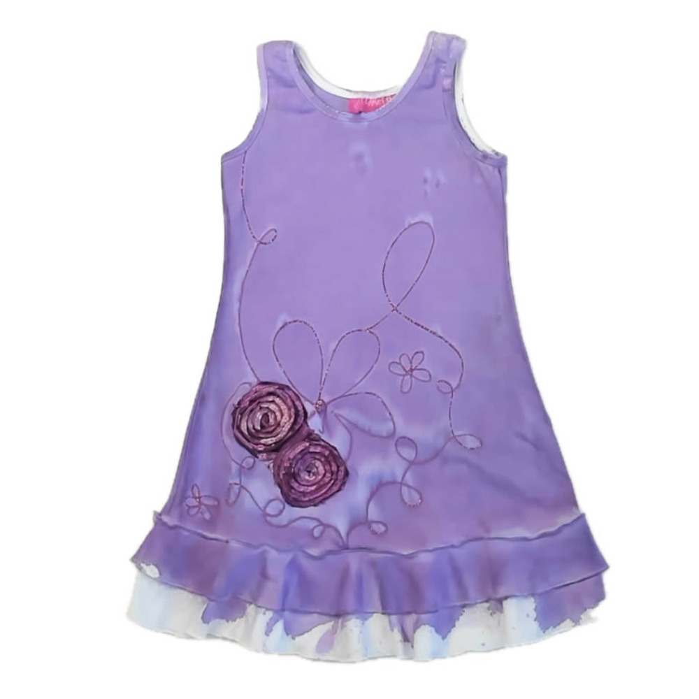 Crazy Fish Girls Purple Dress size: 5-6 Years
